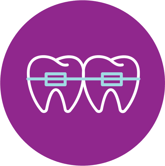 Straighter teeth are straight ahead.